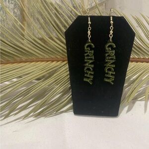 Grinch Handmade Earrings